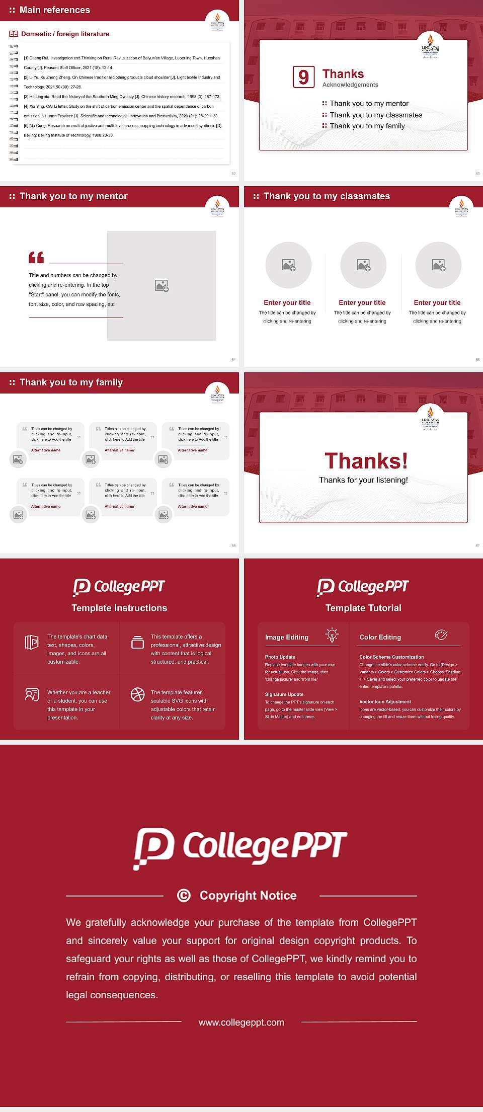 Lingaya ‘s Vidyapeeth Graduation Thesis Defense PPT Template4:3 ratio PPT effect preview image7