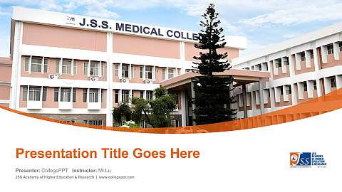JSS Academy of Higher Education & Research Course/Courseware Creation PPT Template