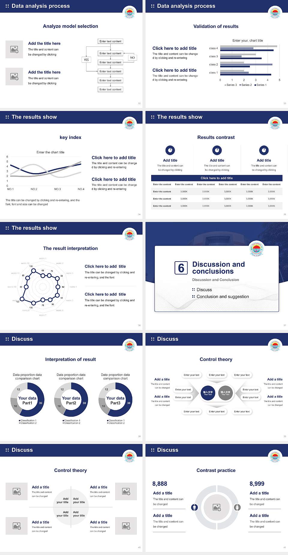 Kurukshetra University Graduation Thesis Defense PPT Template4:3 ratio PPT effect preview image5