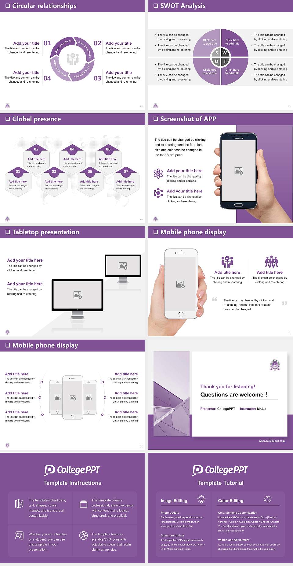 Karnataka State Women’s University General PPT Template4:3 ratio PPT effect preview image5