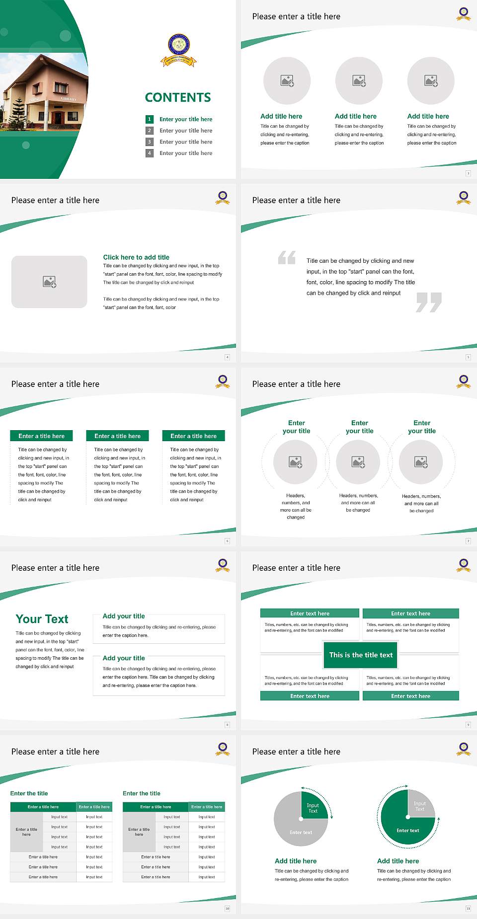 Karnataka Veterinary, Animal & Fisheries Science University Course/Courseware Creation PPT Template4:3 ratio PPT effect preview image2