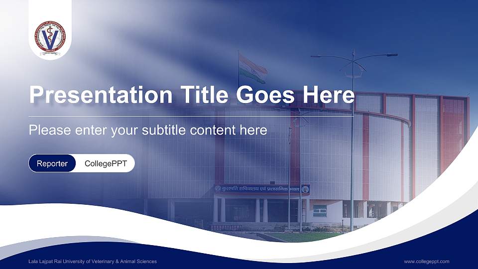 Lala Lajpat Rai University of Veterinary & Animal Sciences Lecture Sharing and Networking Event PPT Template16:9 ratio PPT effect preview image