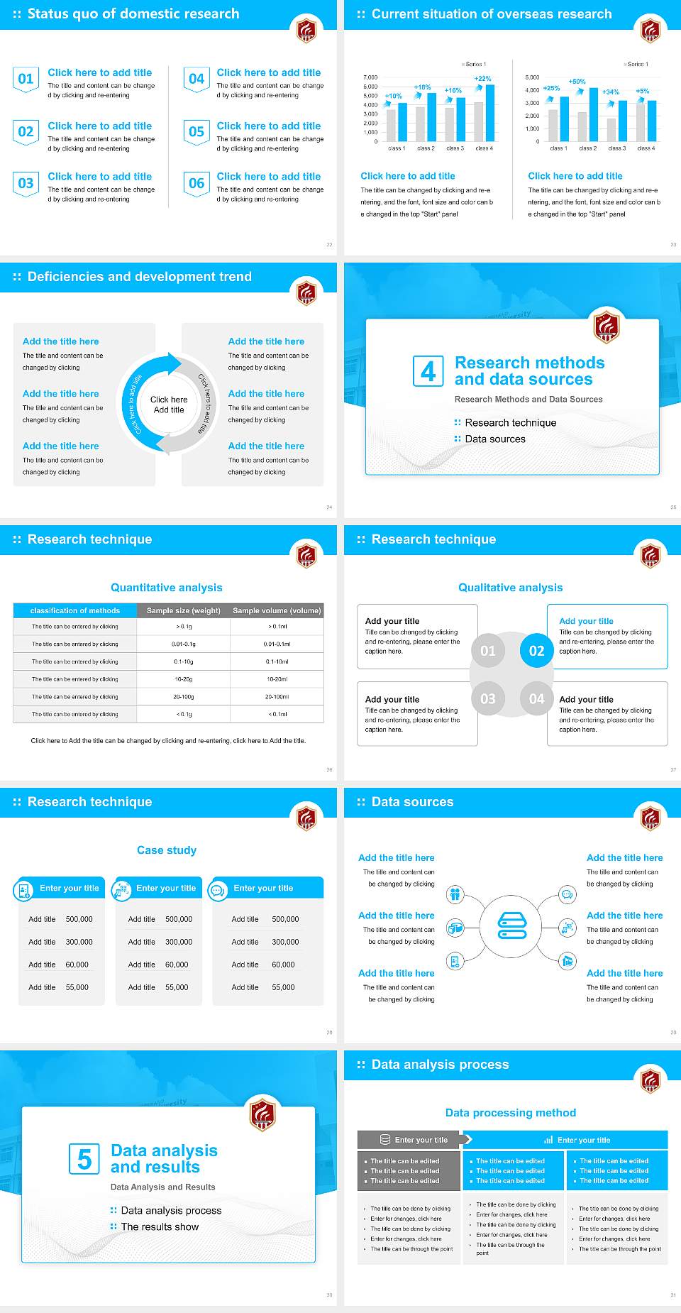 Jharkhand Rai University Graduation Thesis Defense PPT Template4:3 ratio PPT effect preview image4