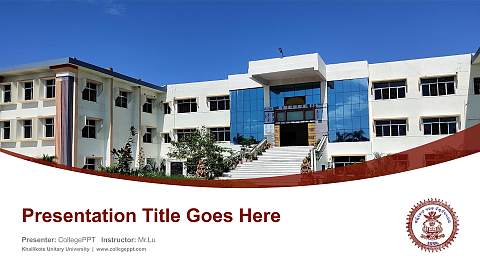 Khallikote Unitary University Course/Courseware Creation PPT Template