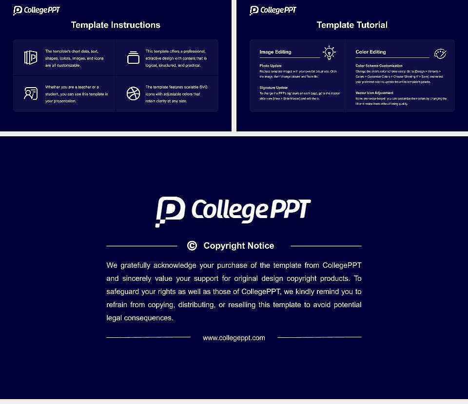 LNCT University Course/Courseware Creation PPT Template16:9 ratio PPT effect preview image5