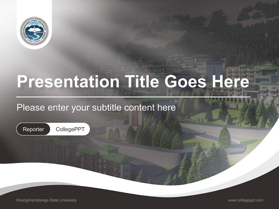 Khangchendzonga State University Lecture Sharing and Networking Event PPT Template4:3 ratio PPT effect preview image4
