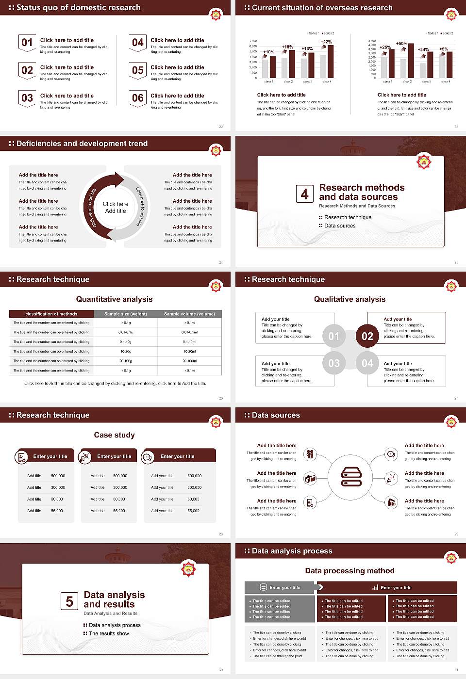 Kavikulaguru Kalidas Sanskrit University Graduation Thesis Defense PPT Template16:9 ratio PPT effect preview image4