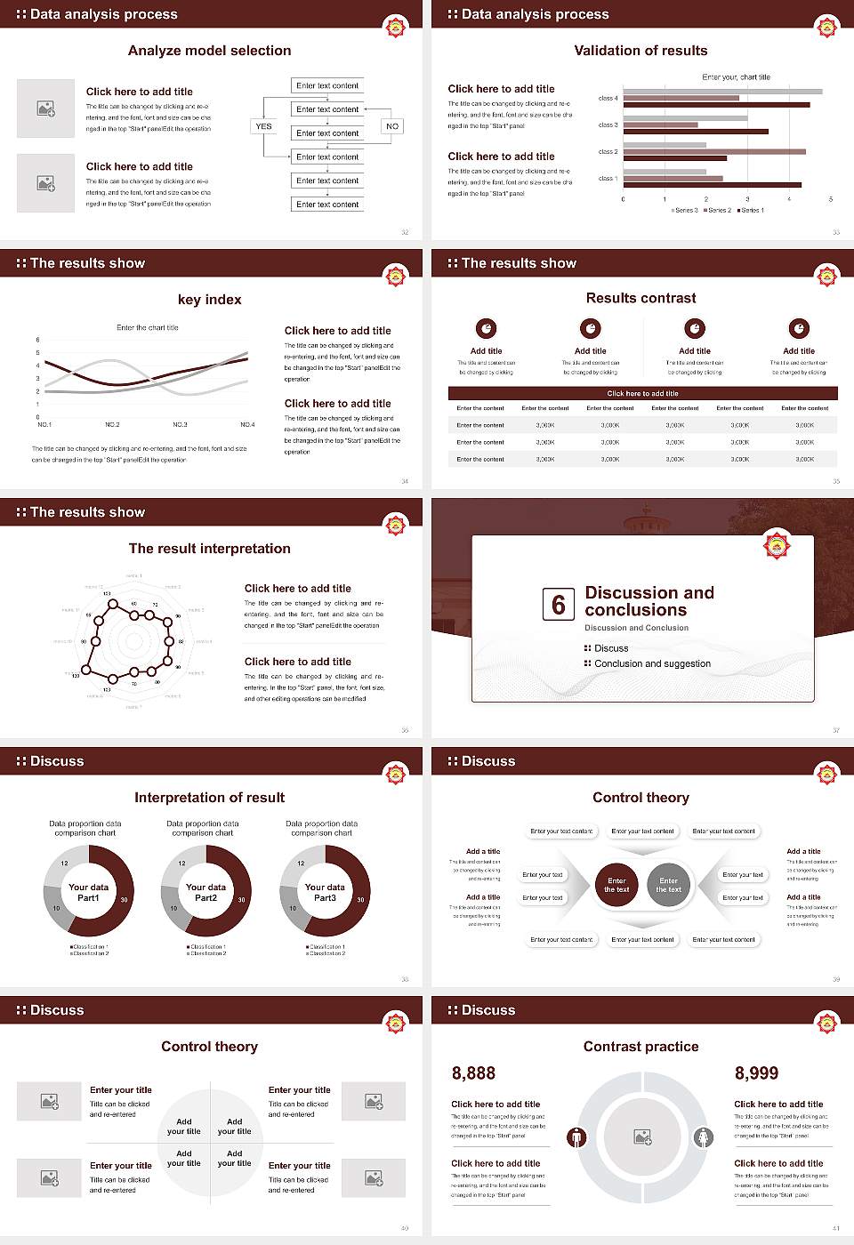 Kavikulaguru Kalidas Sanskrit University Graduation Thesis Defense PPT Template16:9 ratio PPT effect preview image5