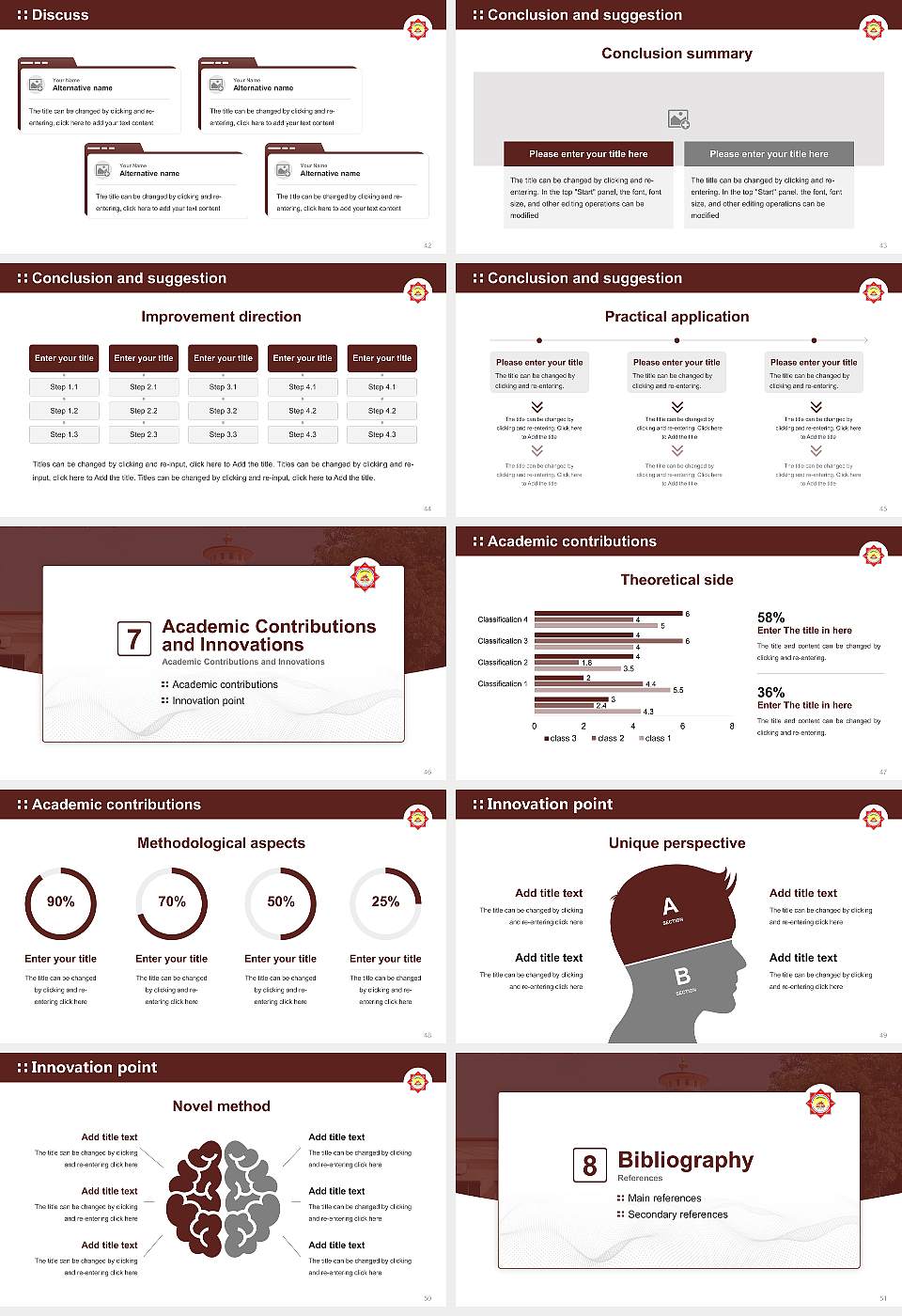 Kavikulaguru Kalidas Sanskrit University Graduation Thesis Defense PPT Template16:9 ratio PPT effect preview image6