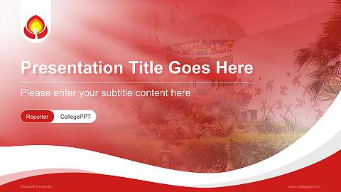 Karnavati University Lecture Sharing and Networking Event PPT Template