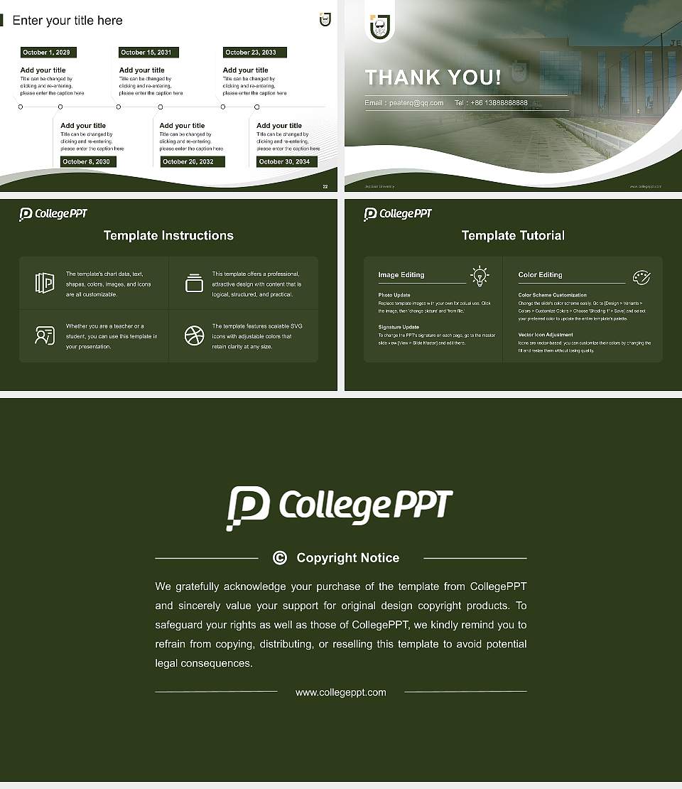 Jeppiaar University Lecture Sharing and Networking Event PPT Template16:9 ratio PPT effect preview image4