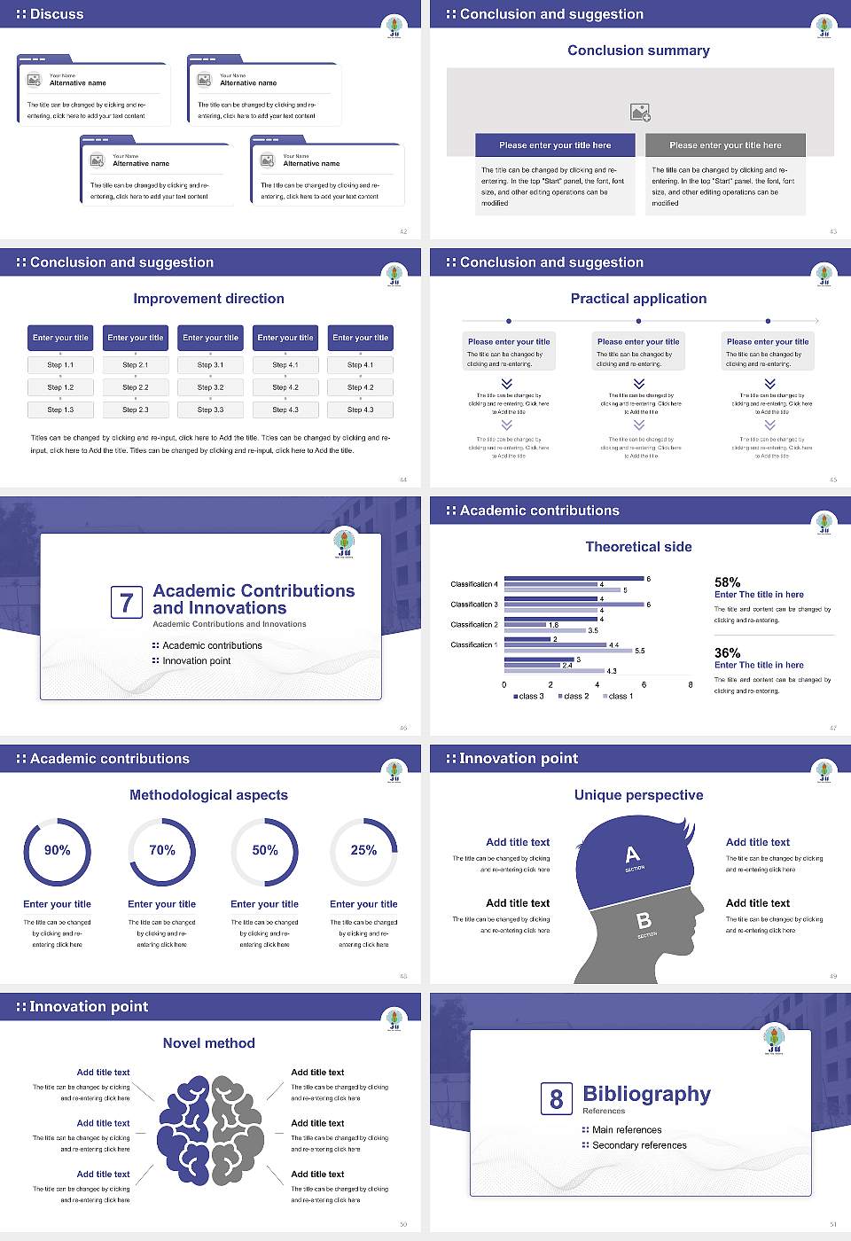 Jaypee University-Anoopshahr Graduation Thesis Defense PPT Template16:9 ratio PPT effect preview image6