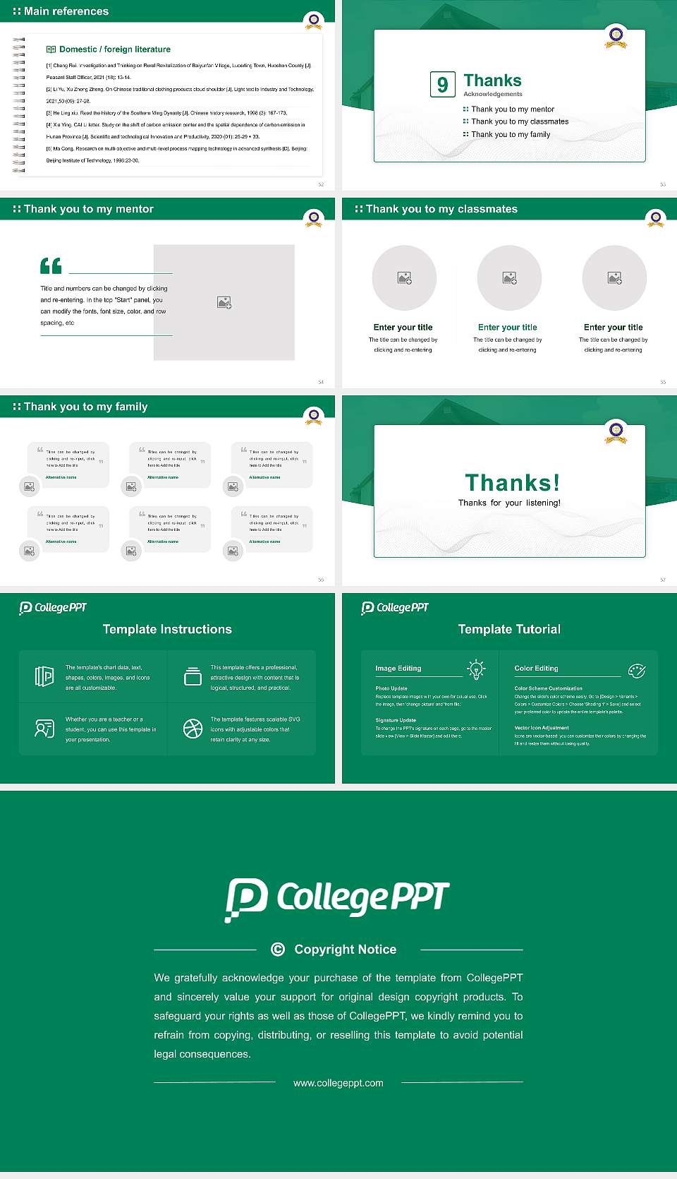 Karnataka Veterinary, Animal & Fisheries Science University Graduation Thesis Defense PPT Template16:9 ratio PPT effect preview image7