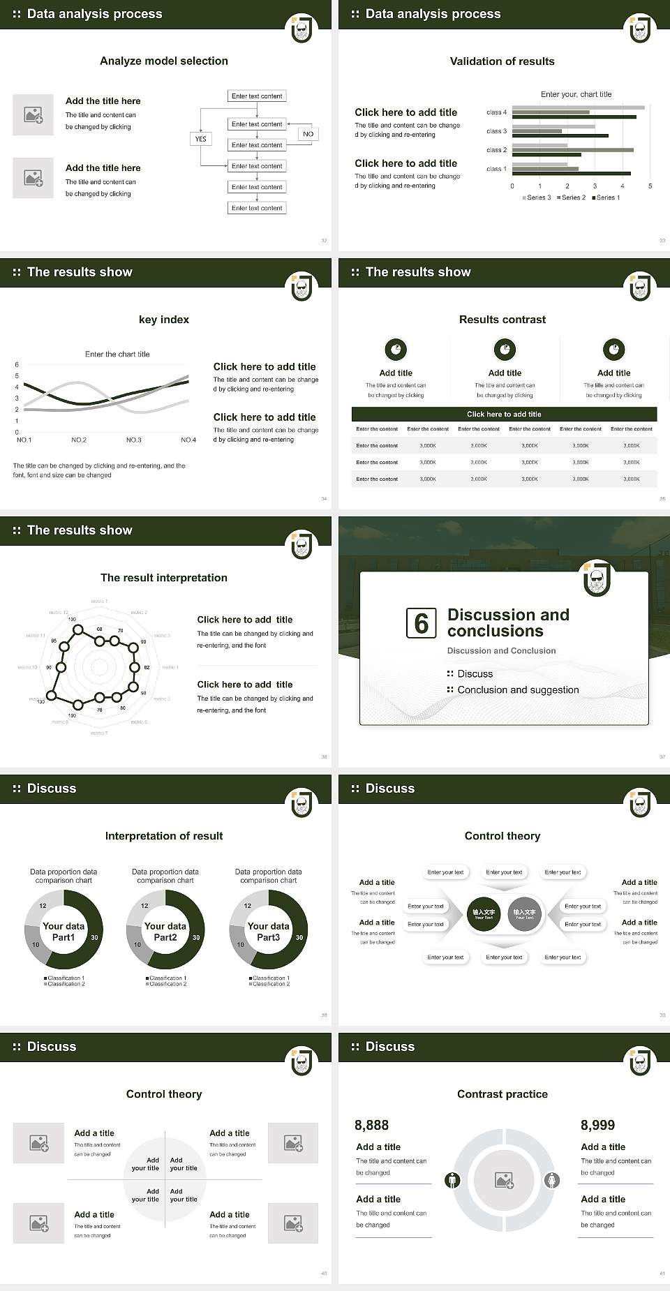 Jeppiaar University Graduation Thesis Defense PPT Template4:3 ratio PPT effect preview image5