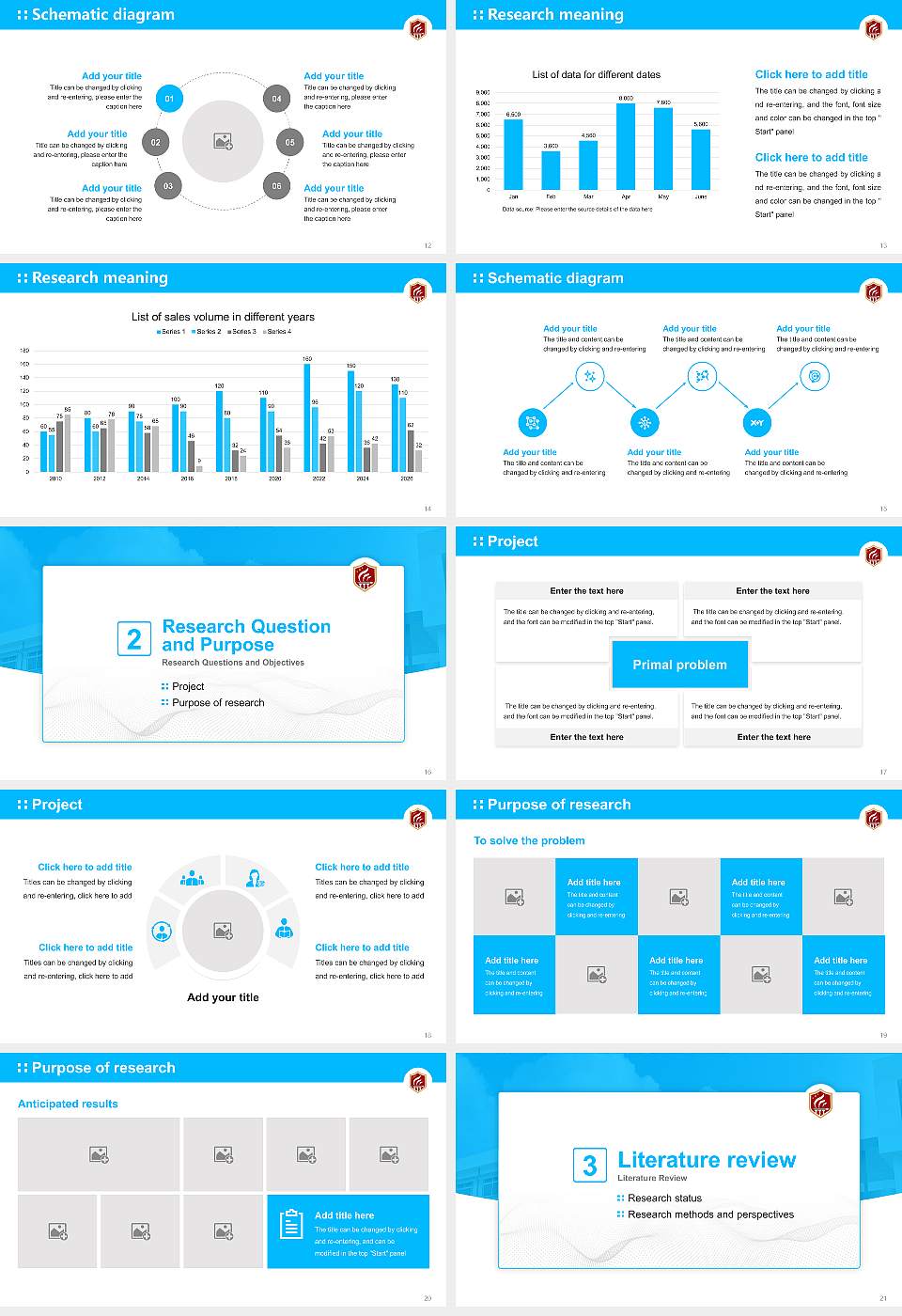 Jharkhand Rai University Graduation Thesis Defense PPT Template16:9 ratio PPT effect preview image3