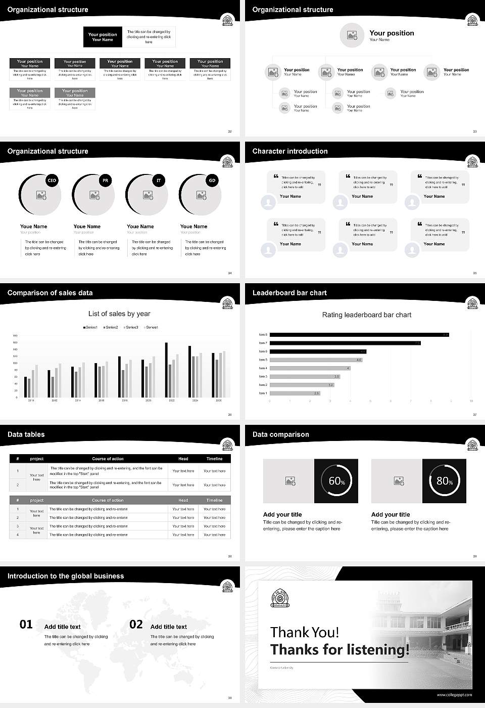 Kannada University Academic Presentation/Research Findings Report PPT Template16:9 ratio PPT effect preview image4