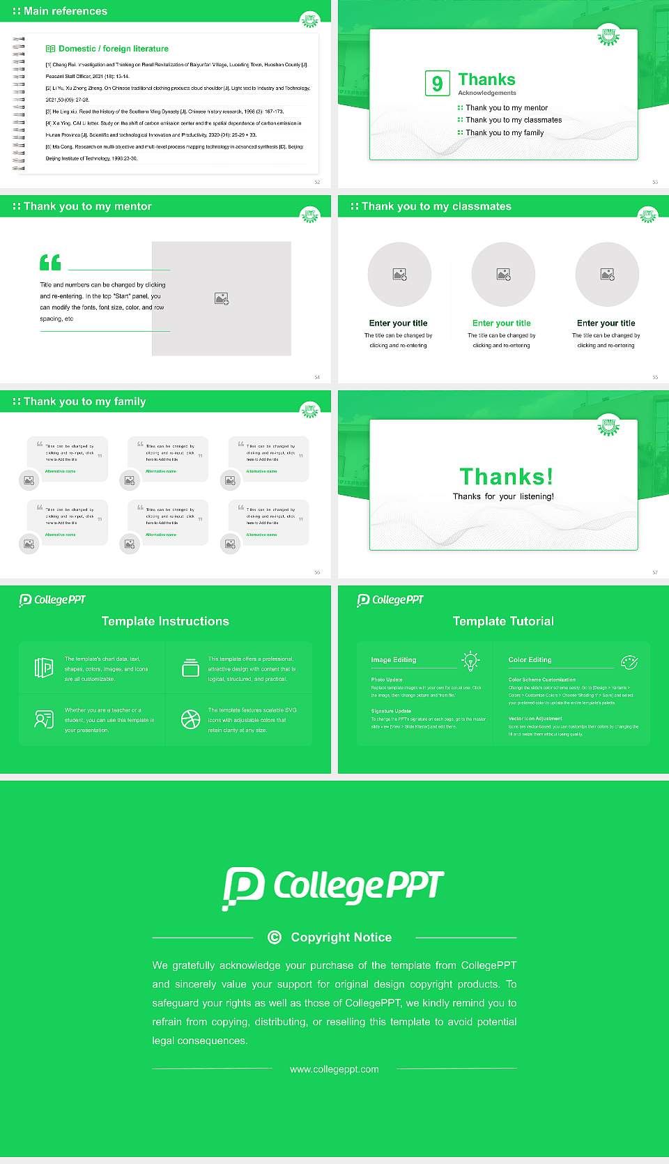 Kalinga Institute of Industrial Technology Graduation Thesis Defense PPT Template16:9 ratio PPT effect preview image7
