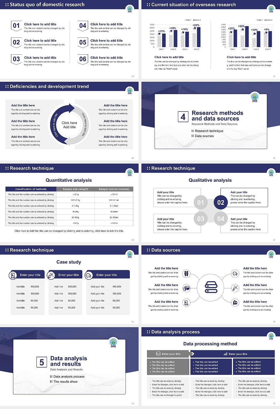 Jaypee University of Information Technology Graduation Thesis Defense PPT Template16:9 ratio PPT effect preview image4