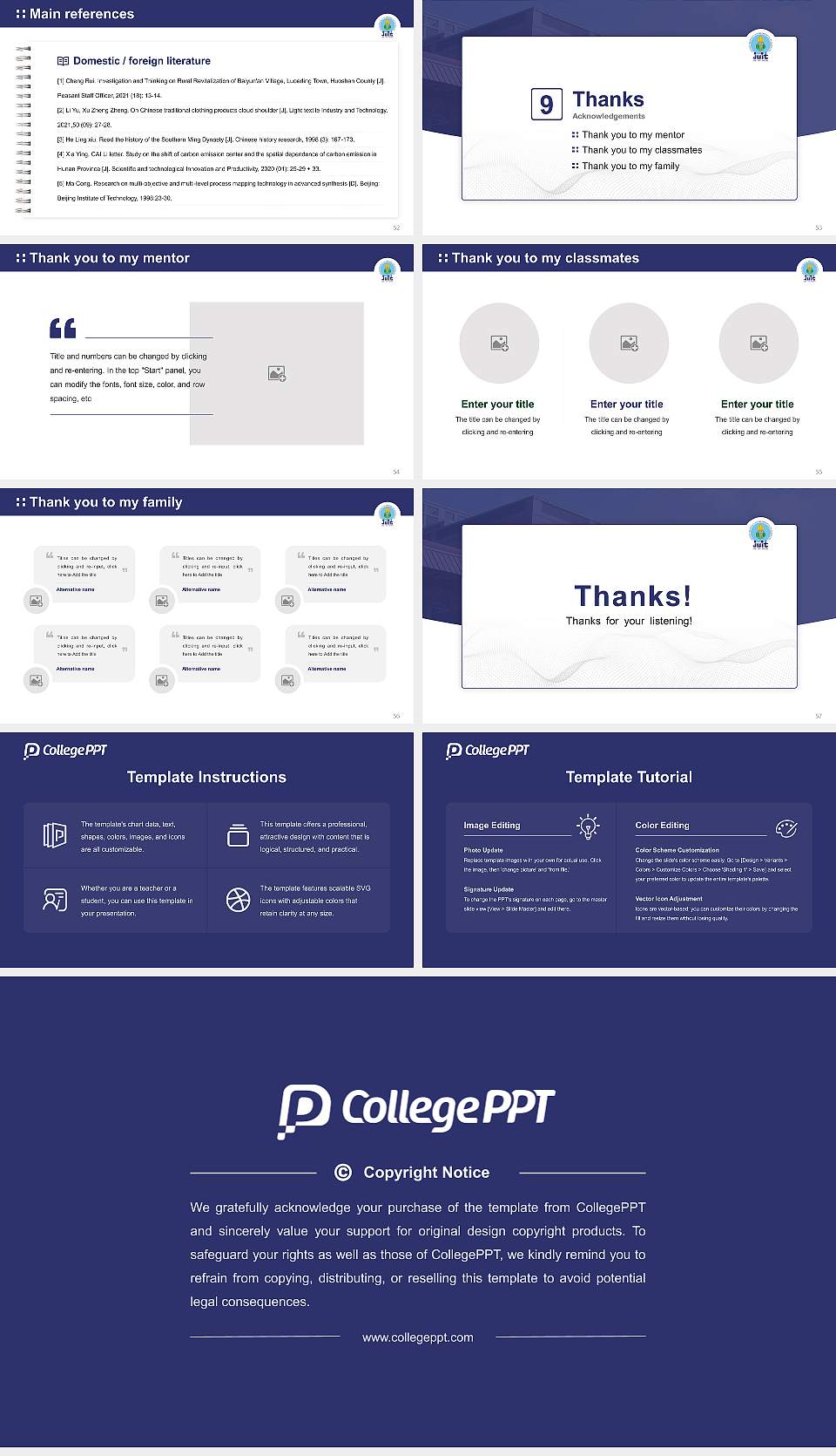 Jaypee University of Information Technology Graduation Thesis Defense PPT Template16:9 ratio PPT effect preview image7
