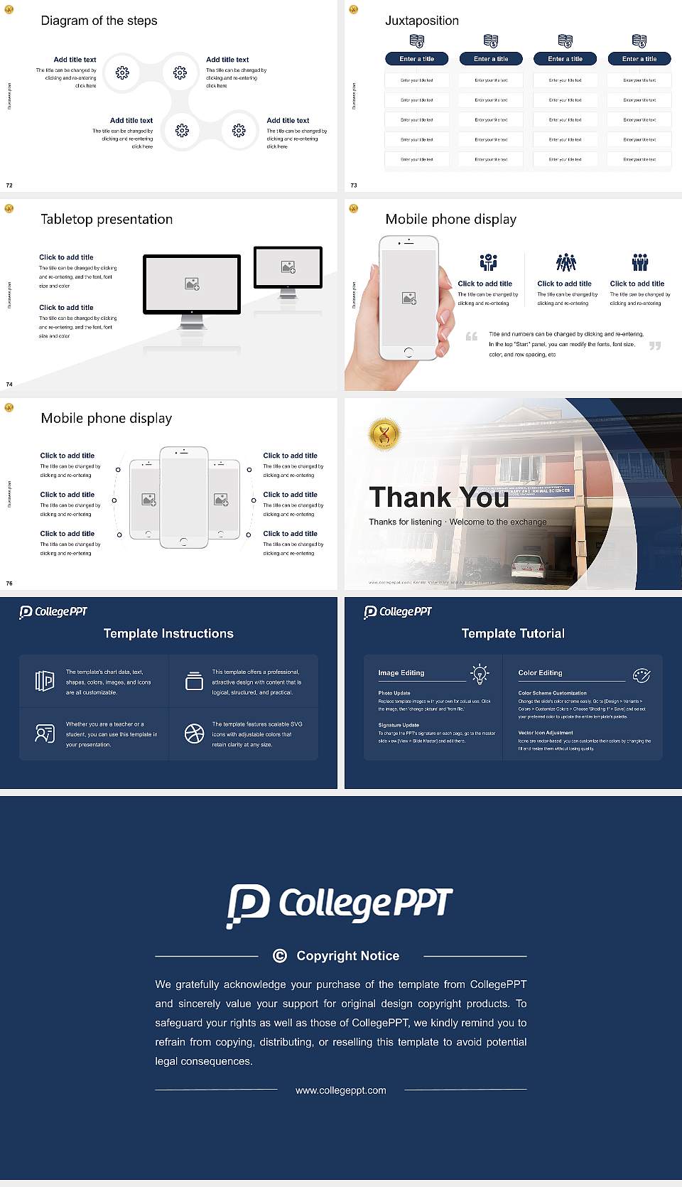 Kerala Veterinary and Animal Sciences University Competition/Entrepreneurship Contest PPT Template16:9 ratio PPT effect preview image9