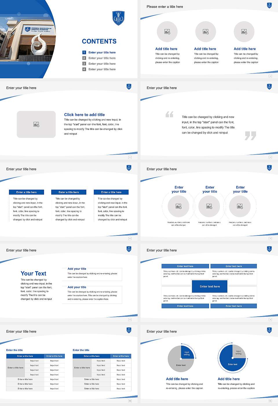 Krishna Vishwa Vidyapeeth Course/Courseware Creation PPT Template16:9 ratio PPT effect preview image2