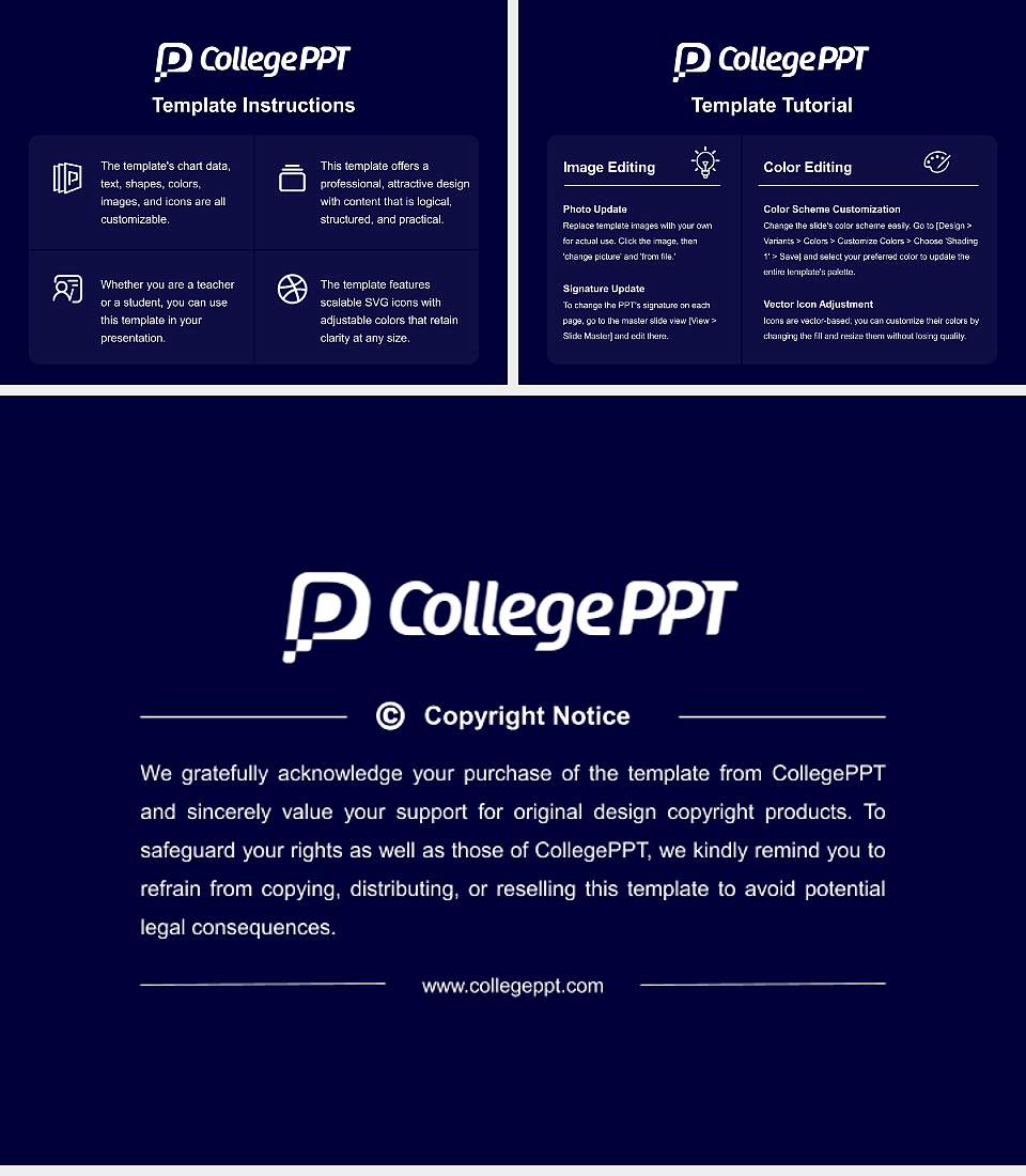 LNCT University Course/Courseware Creation PPT Template4:3 ratio PPT effect preview image5