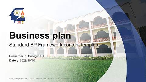 Karunya Institute of Technology and Sciences Competition/Entrepreneurship Contest PPT Template