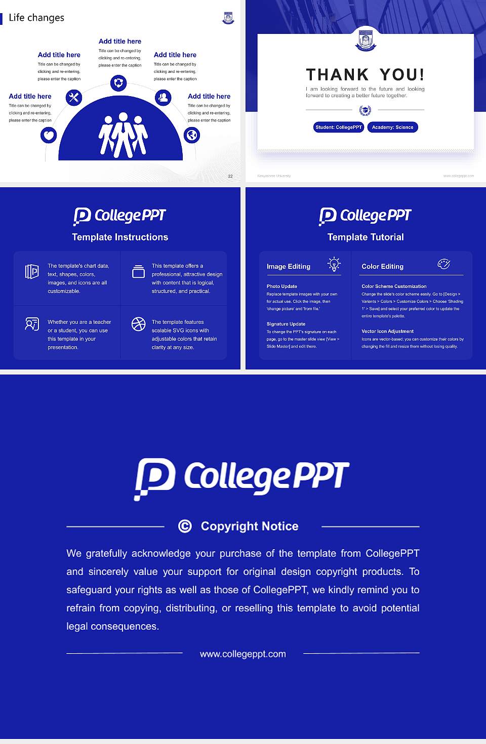 Kanyashree University National Scholarship Defense PPT Template4:3 ratio PPT effect preview image4