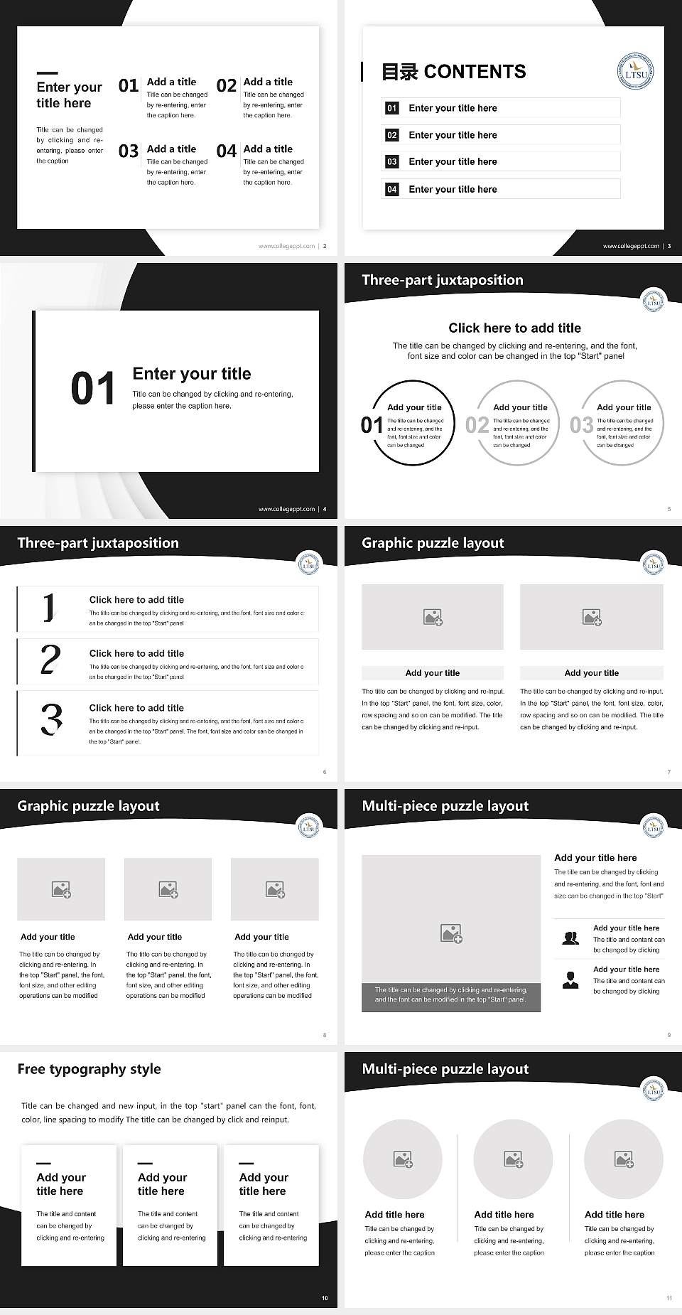 Lamrin Tech Skills University Punjab Academic Presentation/Research Findings Report PPT Template4:3 ratio PPT effect preview image2