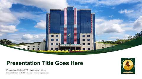 Kerala University of Health Sciences Course/Courseware Creation PPT Template
