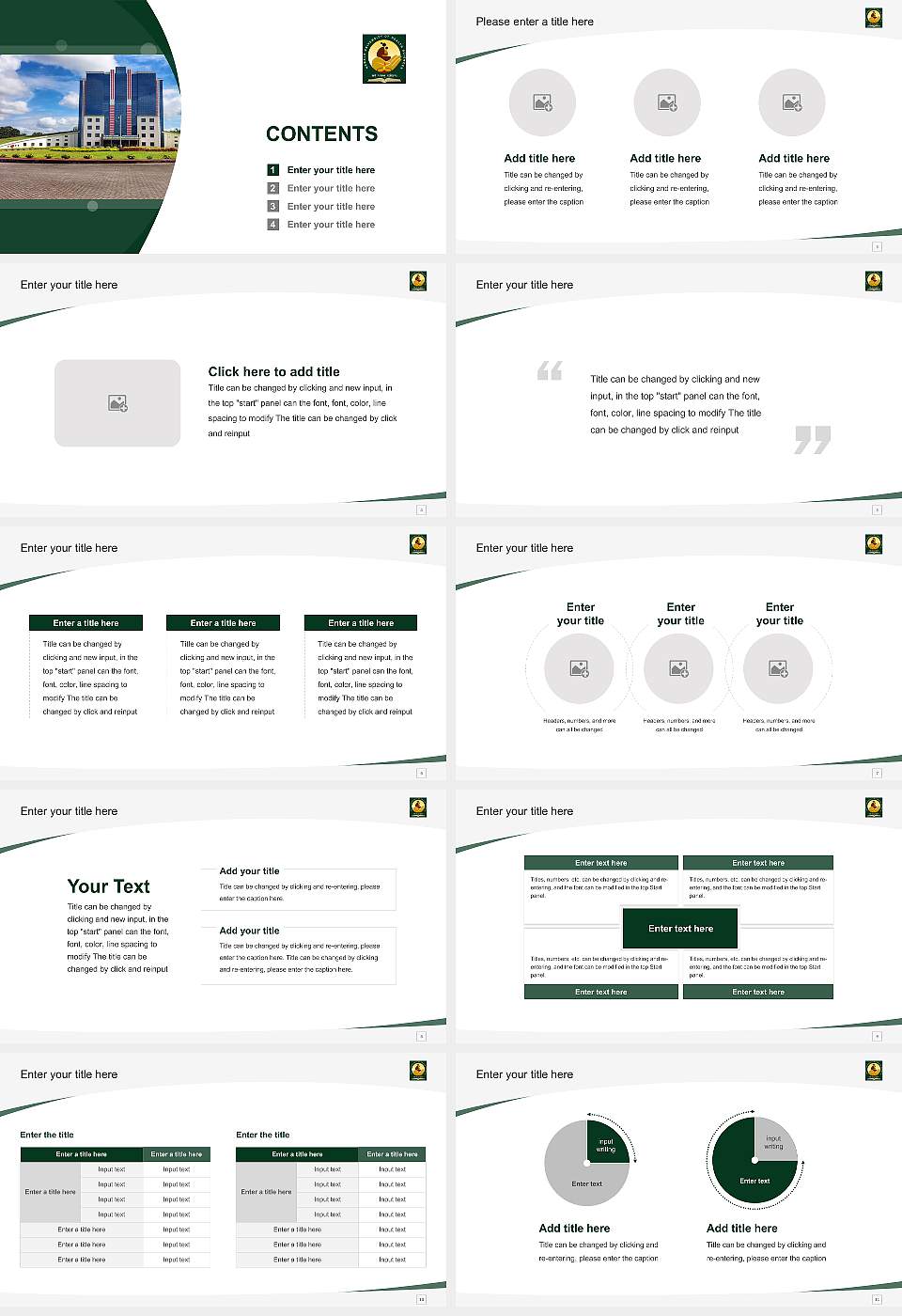 Kerala University of Health Sciences Course/Courseware Creation PPT Template16:9 ratio PPT effect preview image2