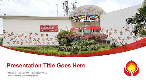 Karnavati University Course/Courseware Creation PPT Template