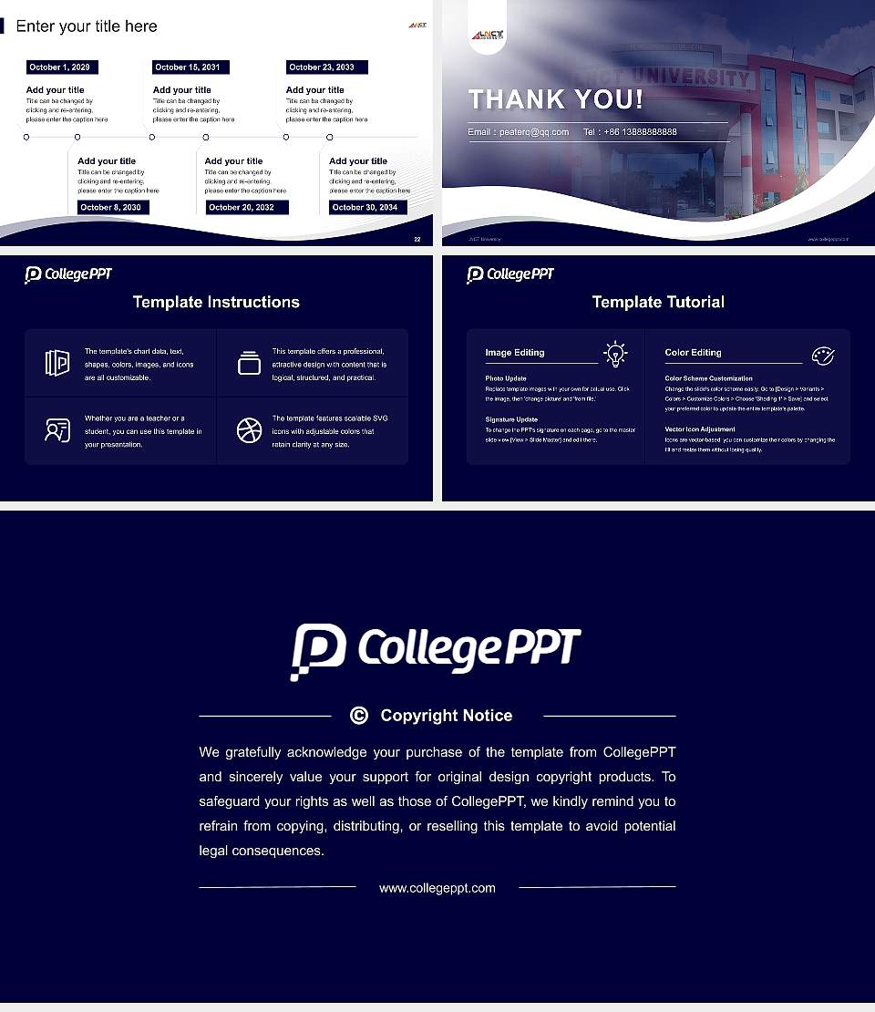 LNCT University Lecture Sharing and Networking Event PPT Template16:9 ratio PPT effect preview image4