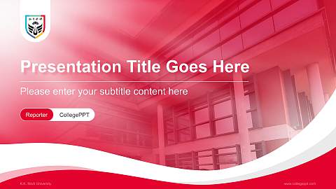 K.K. Modi University Lecture Sharing and Networking Event PPT Template