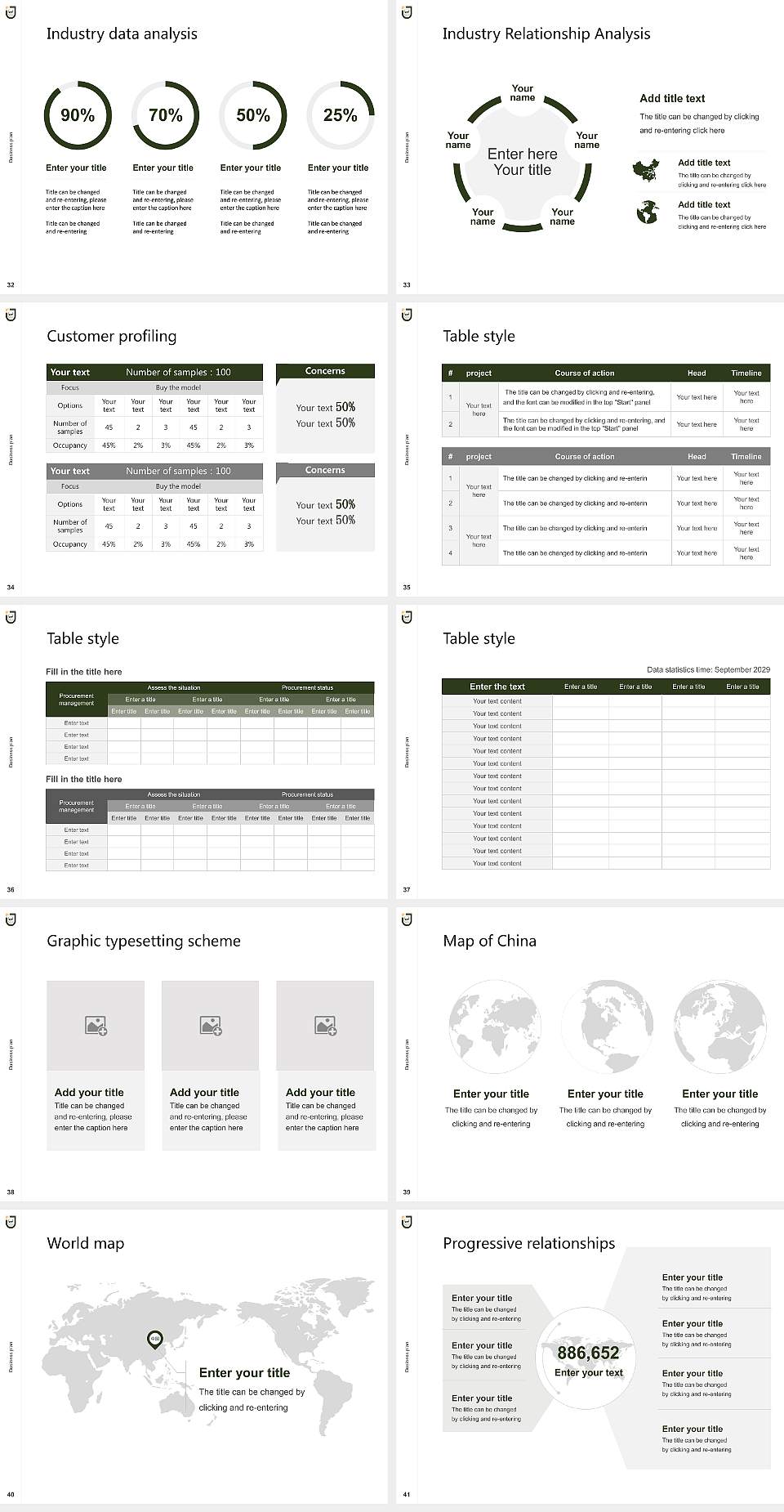 Jeppiaar University Competition/Entrepreneurship Contest PPT Template4:3 ratio PPT effect preview image5