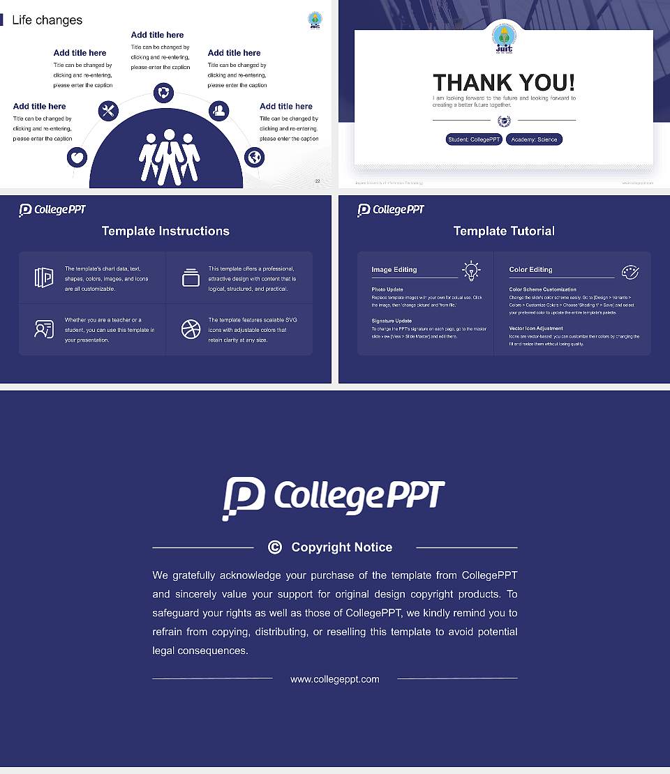 Jaypee University of Information Technology National Scholarship Defense PPT Template16:9 ratio PPT effect preview image4