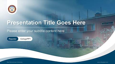 Maa Manikeshwari University Lecture Sharing and Networking Event PPT Template
