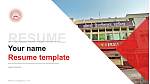 Jiwaji University Resume PPT Template
