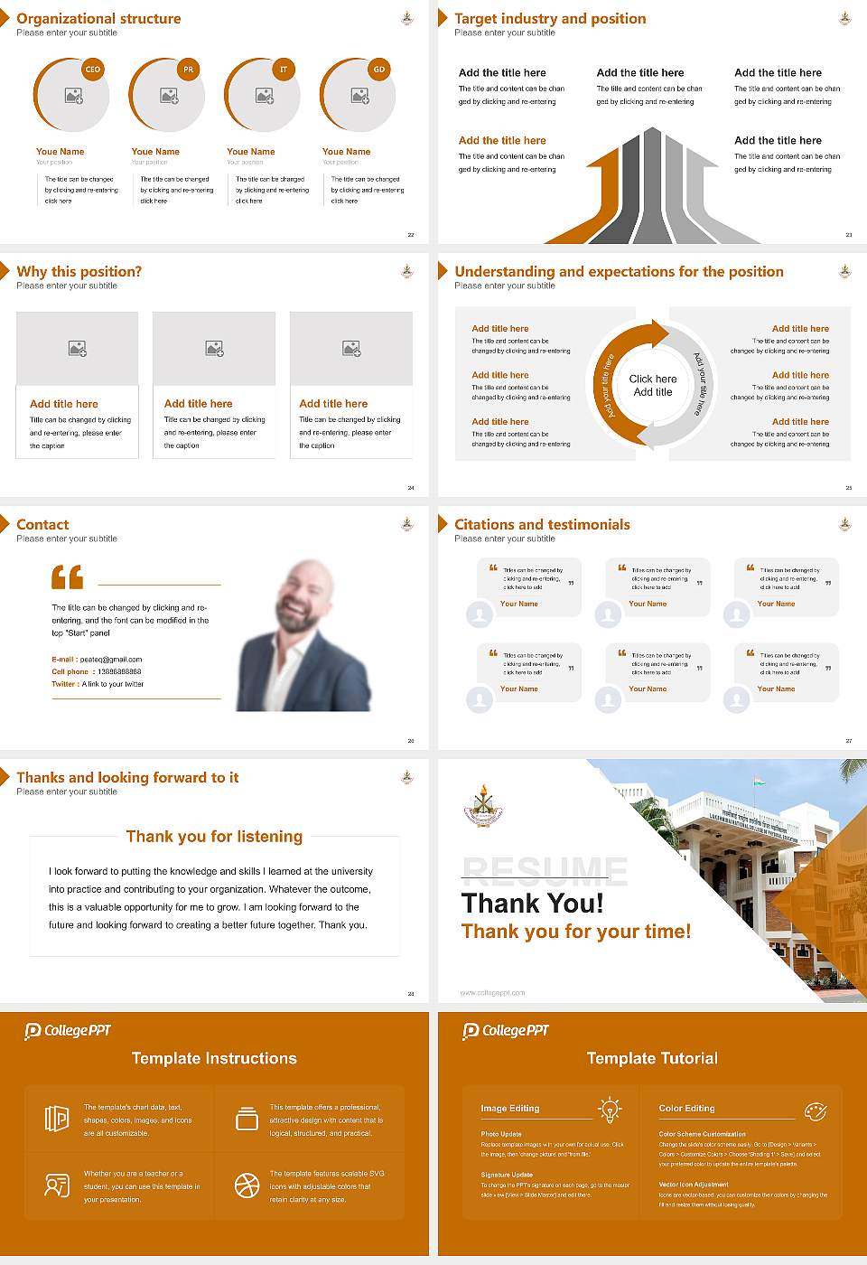 Lakshmibai National Institute of Physical Education Resume PPT Template16:9 ratio PPT effect preview image4