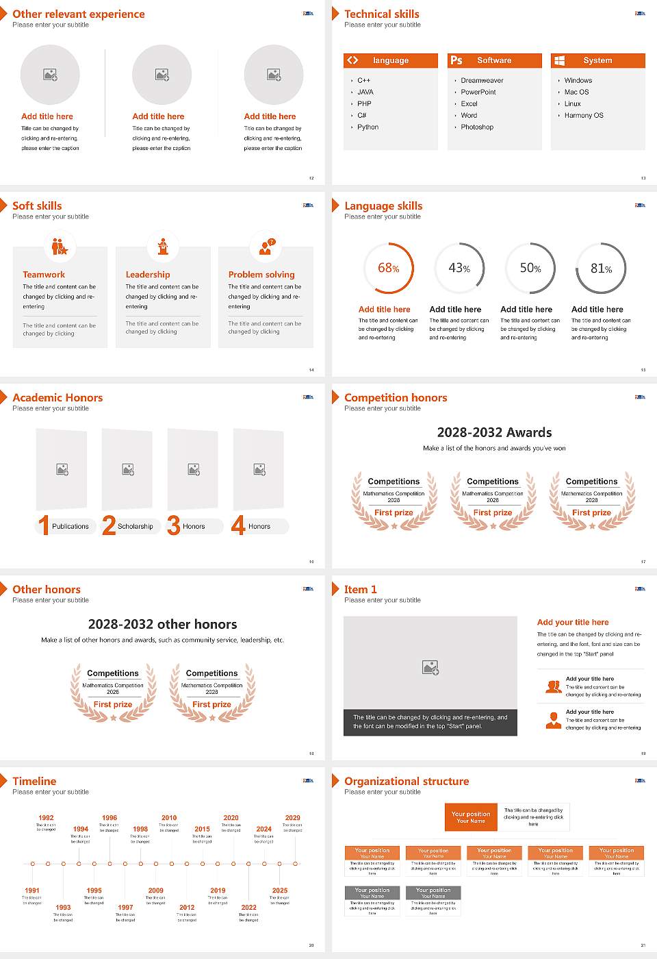 JSS Academy of Higher Education & Research Resume PPT Template16:9 ratio PPT effect preview image3
