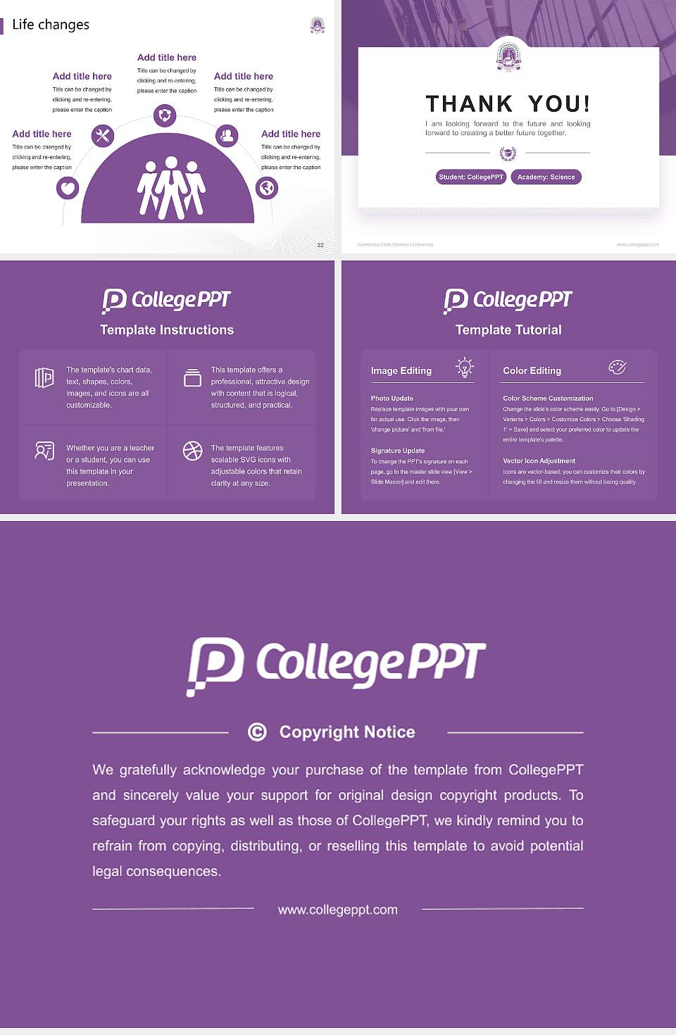 Karnataka State Women’s University National Scholarship Defense PPT Template4:3 ratio PPT effect preview image4