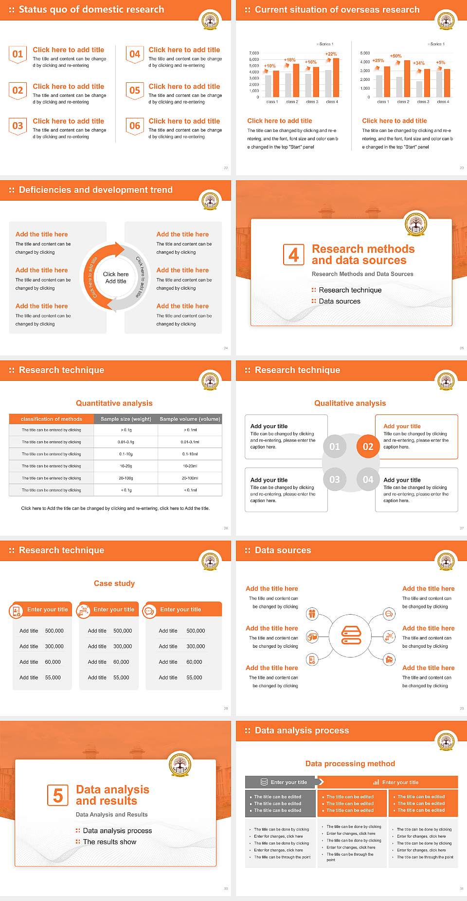 Khwaja Moinuddin Chishti Language University Graduation Thesis Defense PPT Template4:3 ratio PPT effect preview image4