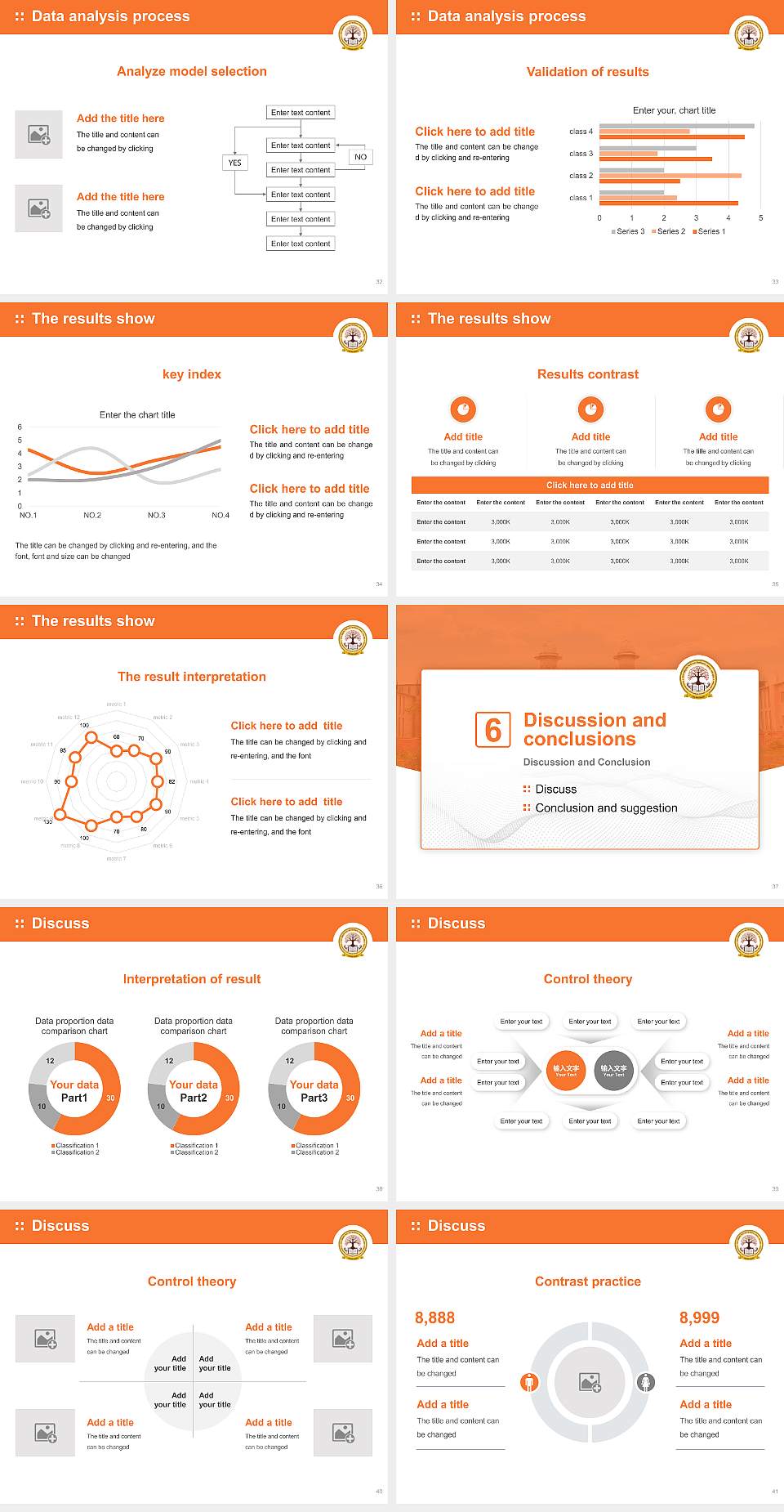 Khwaja Moinuddin Chishti Language University Graduation Thesis Defense PPT Template4:3 ratio PPT effect preview image5