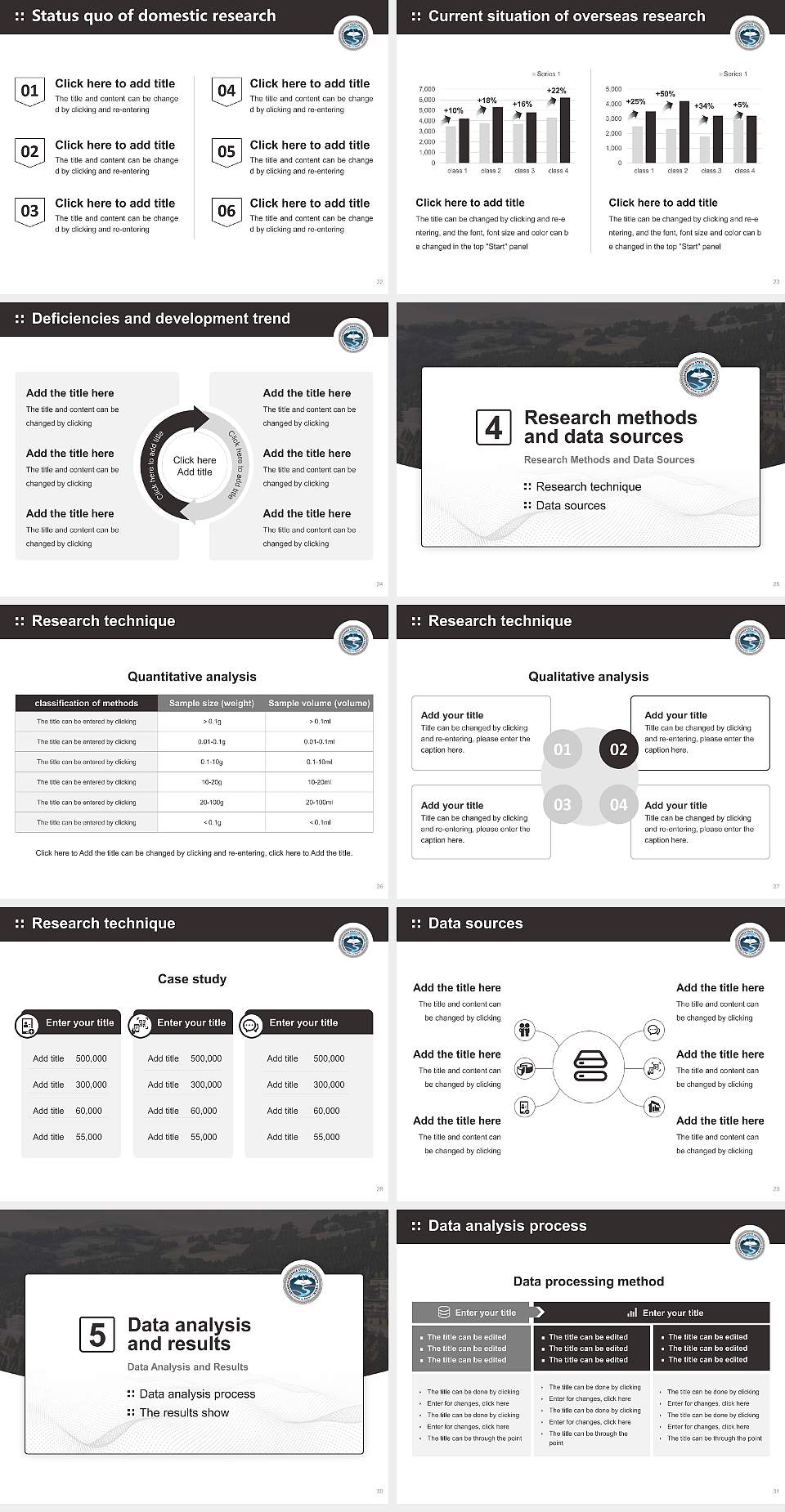 Khangchendzonga State University Graduation Thesis Defense PPT Template4:3 ratio PPT effect preview image4