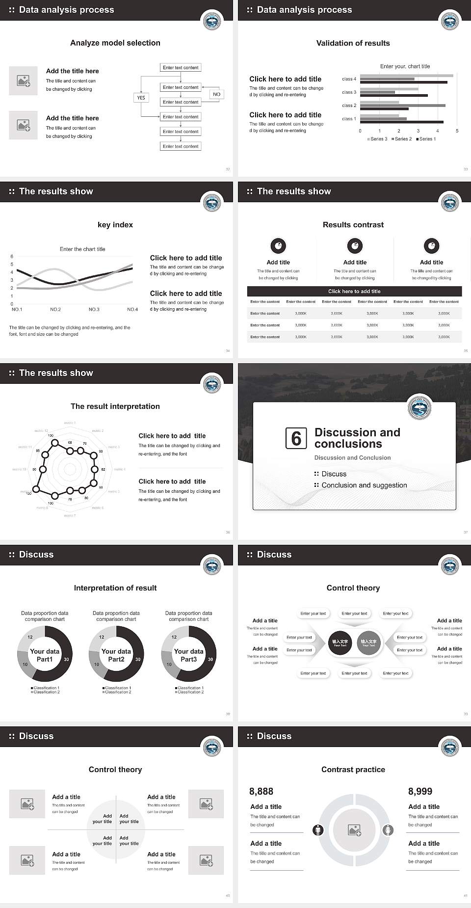 Khangchendzonga State University Graduation Thesis Defense PPT Template4:3 ratio PPT effect preview image5