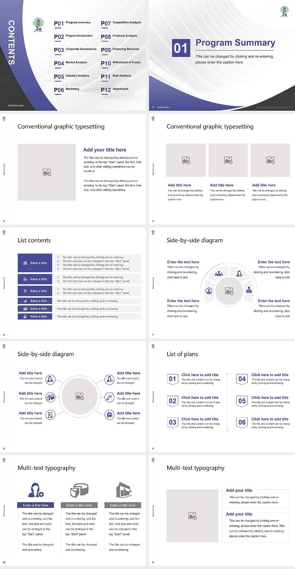 Jaypee University-Anoopshahr Competition/Entrepreneurship Contest PPT Template4:3 ratio PPT effect preview image2