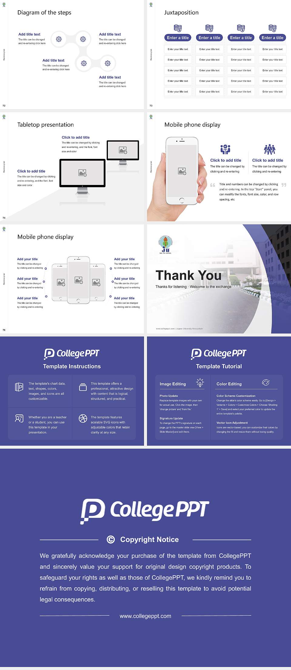 Jaypee University-Anoopshahr Competition/Entrepreneurship Contest PPT Template4:3 ratio PPT effect preview image9