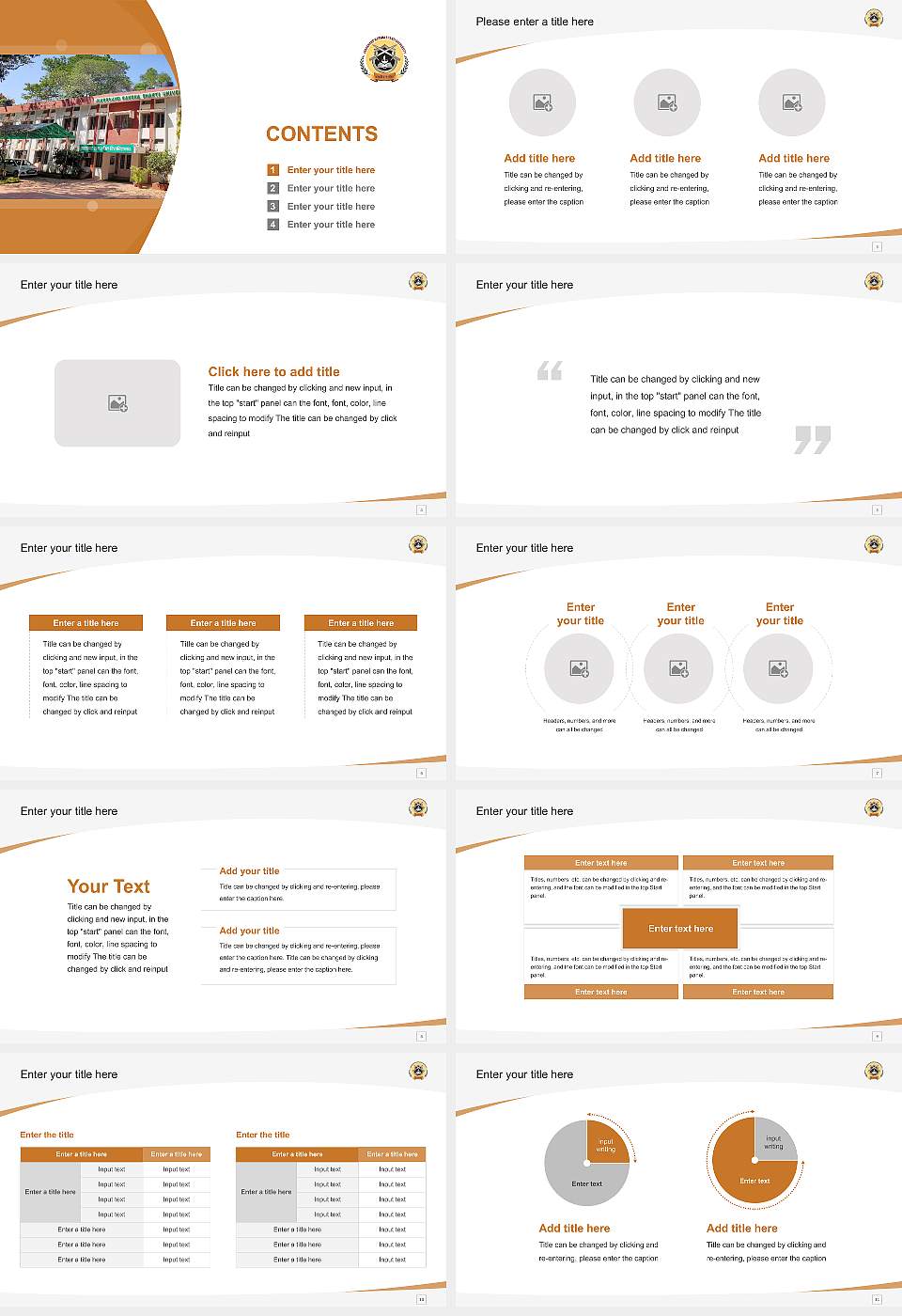 Jharkhand Raksha Shakti University Course/Courseware Creation PPT Template16:9 ratio PPT effect preview image2