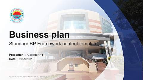 Kurukshetra University Competition/Entrepreneurship Contest PPT Template