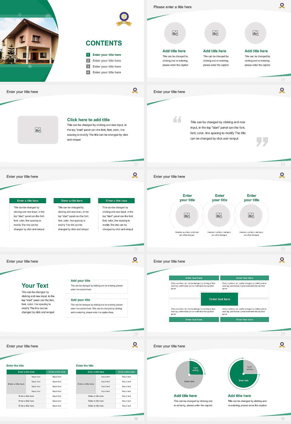 Karnataka Veterinary, Animal & Fisheries Science University Course/Courseware Creation PPT Template16:9 ratio PPT effect preview image2